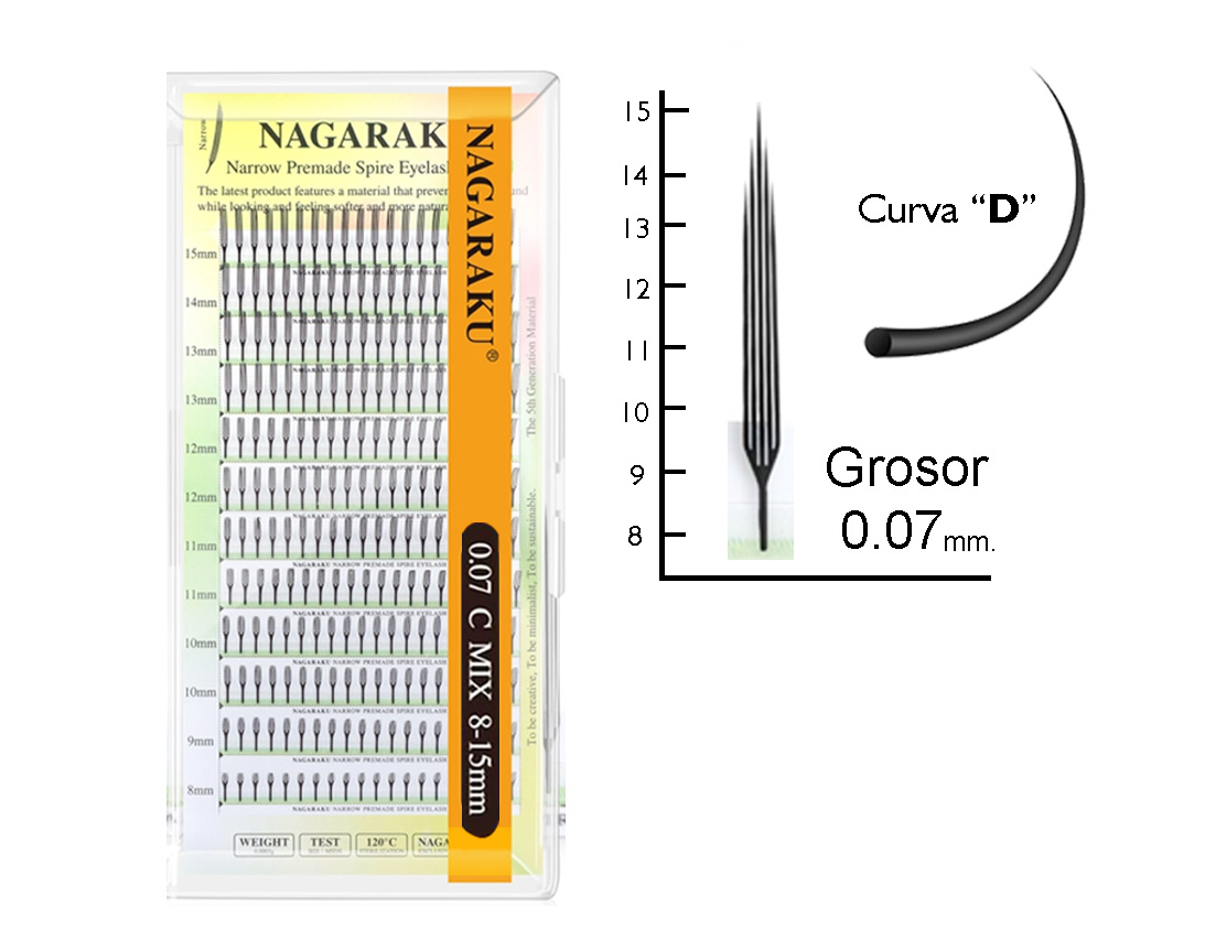 PEST NAGARAKU PLUM NARROW PRE SPIRE 0.07DMIX 8-15M