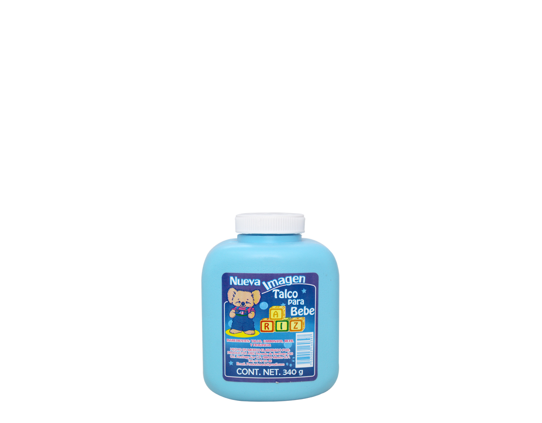 TALCO P/BEBE CH. AZUL 340 GR.