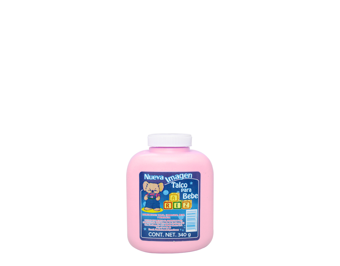 TALCO P/BEBE CH. ROSA 340 GR.