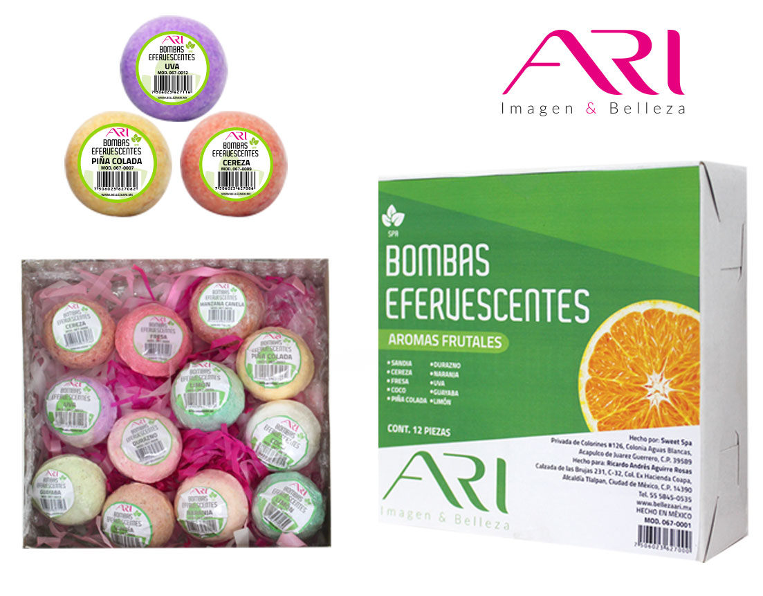 BOMBAS EFERVESCENTES AROM