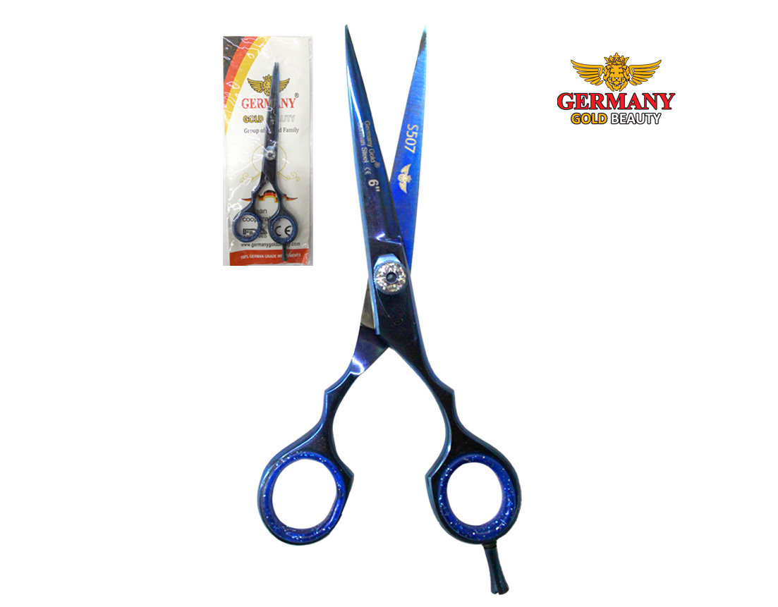 TIJERA RECTA AZUL 6" S-507