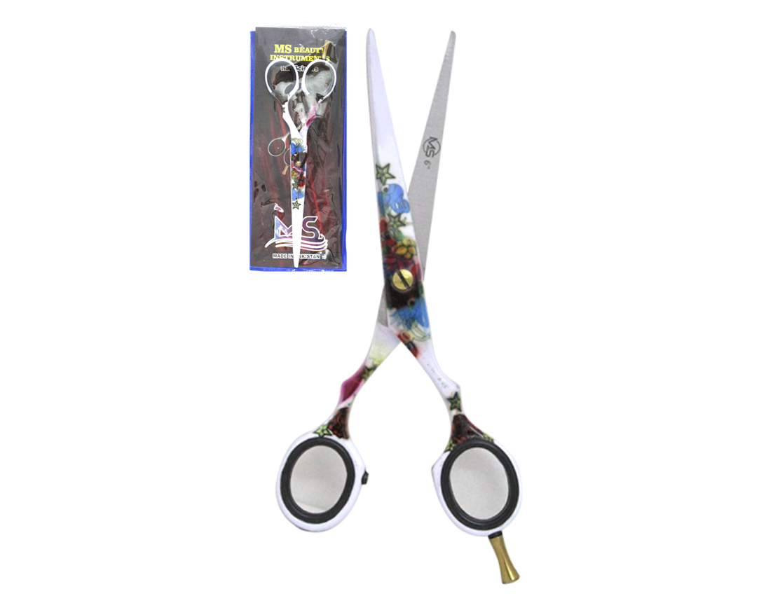 TIJERA PELUQUERO C/BLISTER TATOO C/DESC 6" MS530