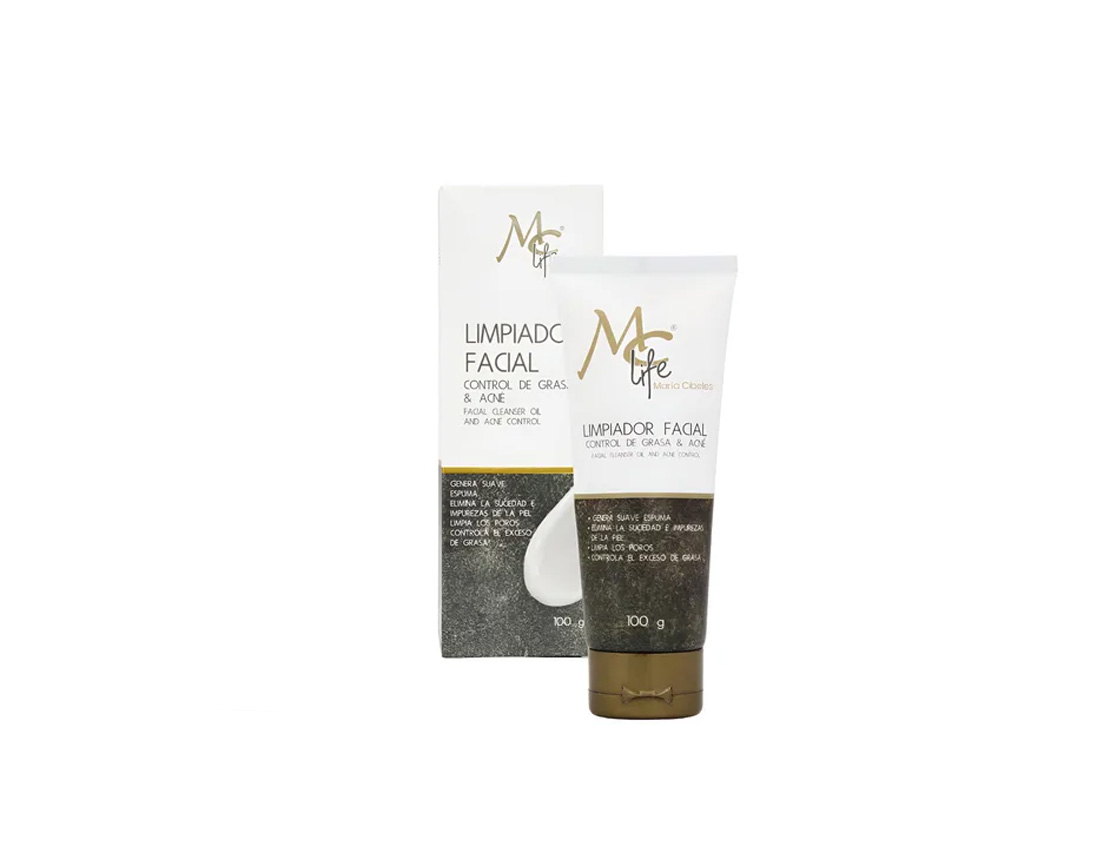 MC LIFE LIMPIADOR FACIAL CONTR D/GASA Y ACNE 100G