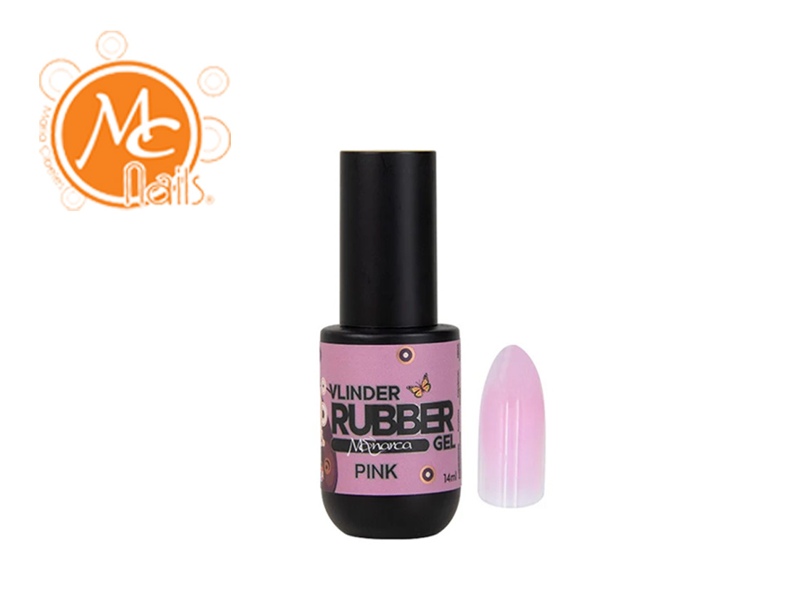 RUBBER GEL MONARCA VLINDER PINK 14ML MCMRGP14