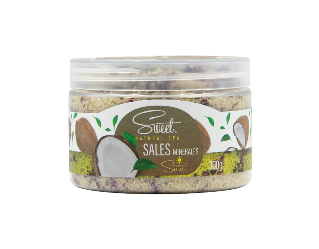 SWEET SPA SALES MINERALES 300GR COCONUT SUN SWSSP9