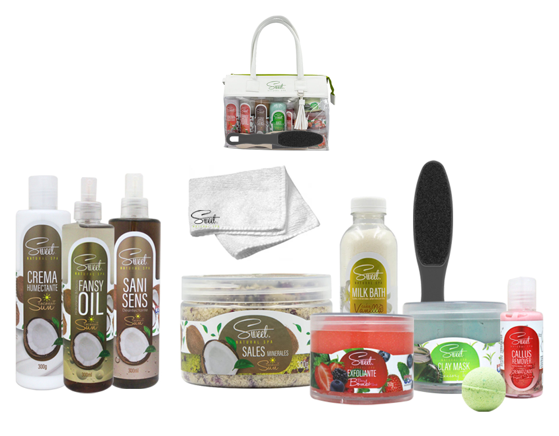 SWEET SPA KIT PREMIUN 12PZ NATURAL SWSKN12