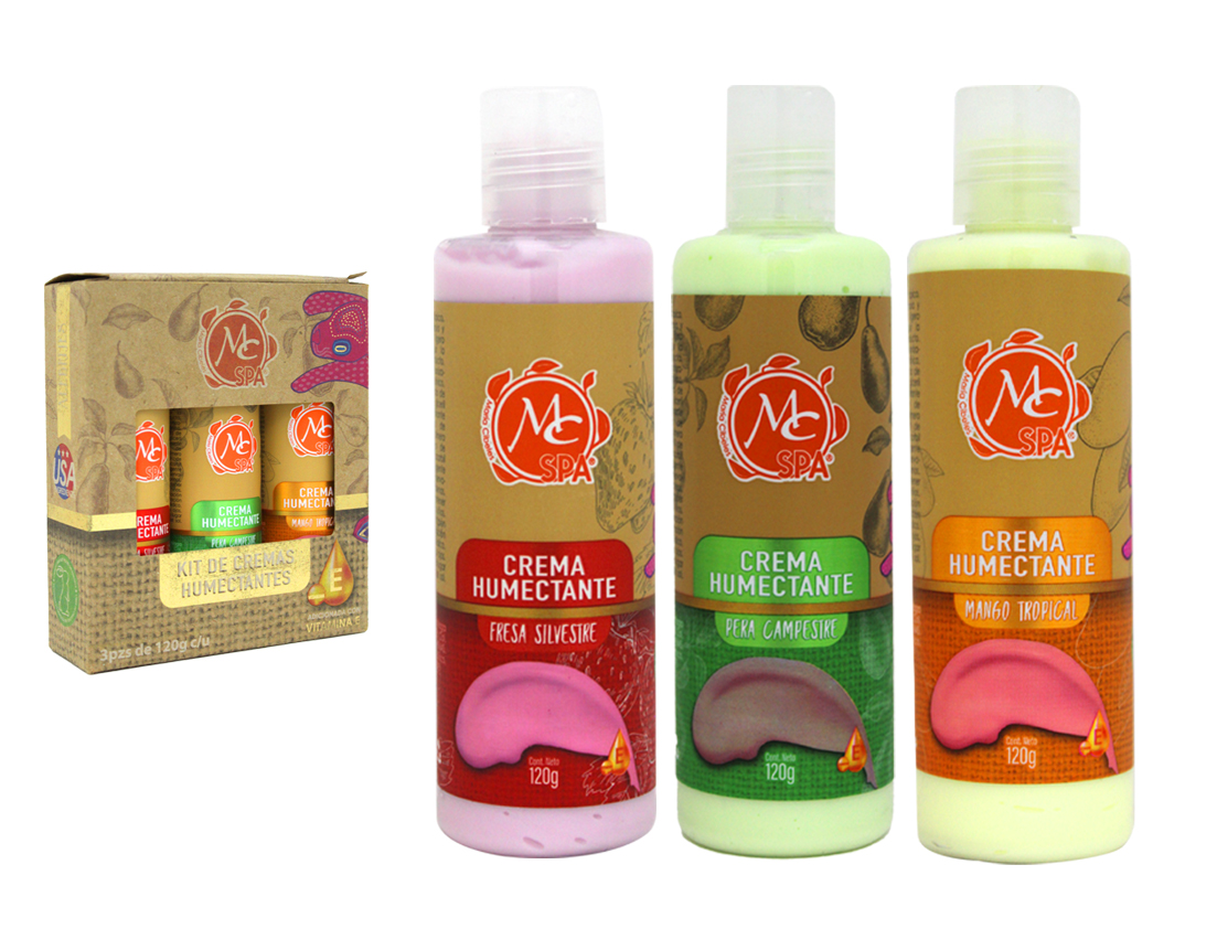 KIT D/CREMA HUMECTANTE C/3 PZS 120G MSKC001