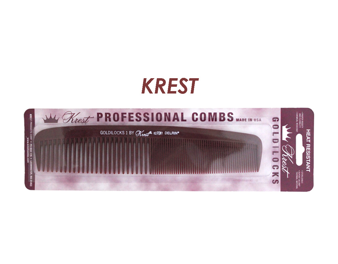 PEINE T/TOCADOR KREST CURVO GRANDE VINO G1