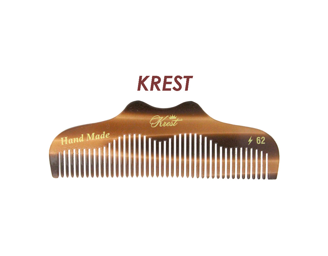 PEINE P/CABALLERO KREST  P/BIGOTE 3.5" KM62