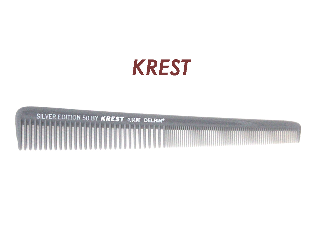 PEINE PELUQUERO KREST SILVER C/12PZS SE 50